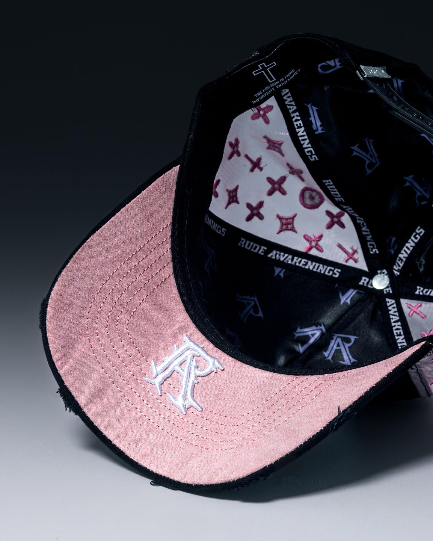 Rude Awakening pink & black