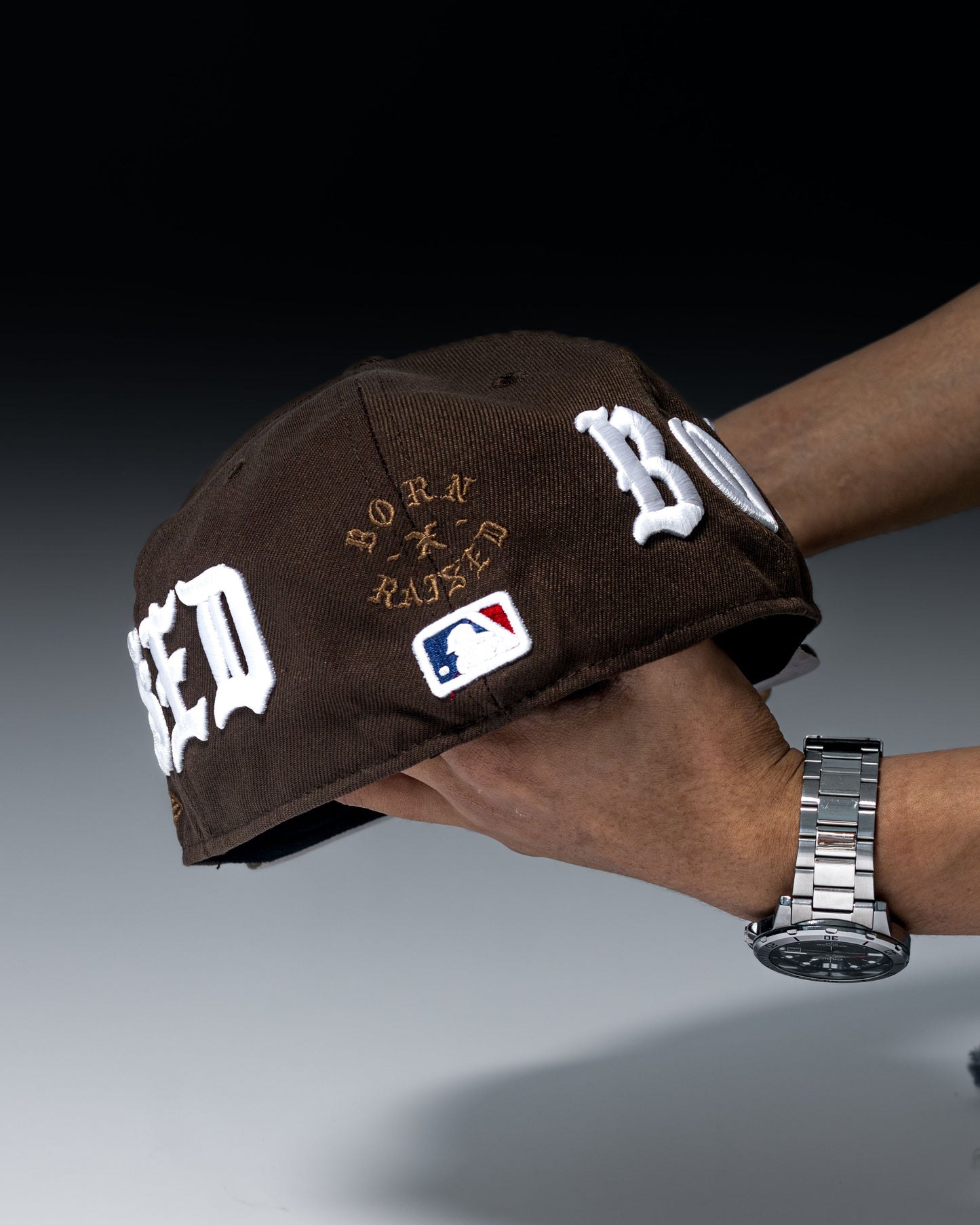 New Era x Born Raised chocolate