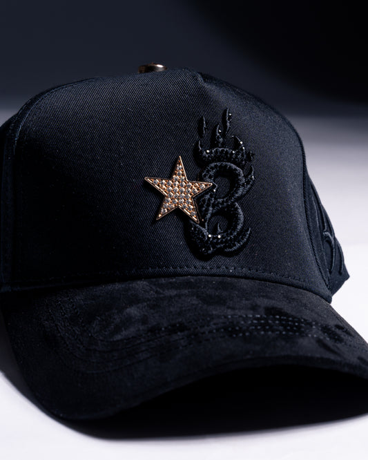 Barba Hats B Star Rose Gold