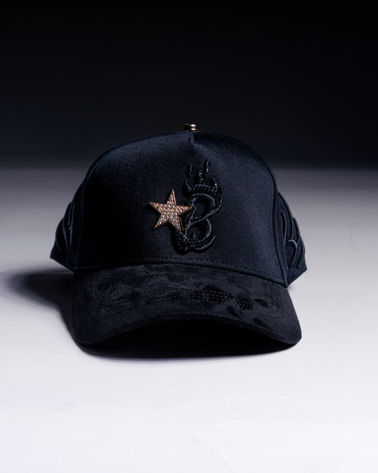 Barba Hats B Star Rose Gold